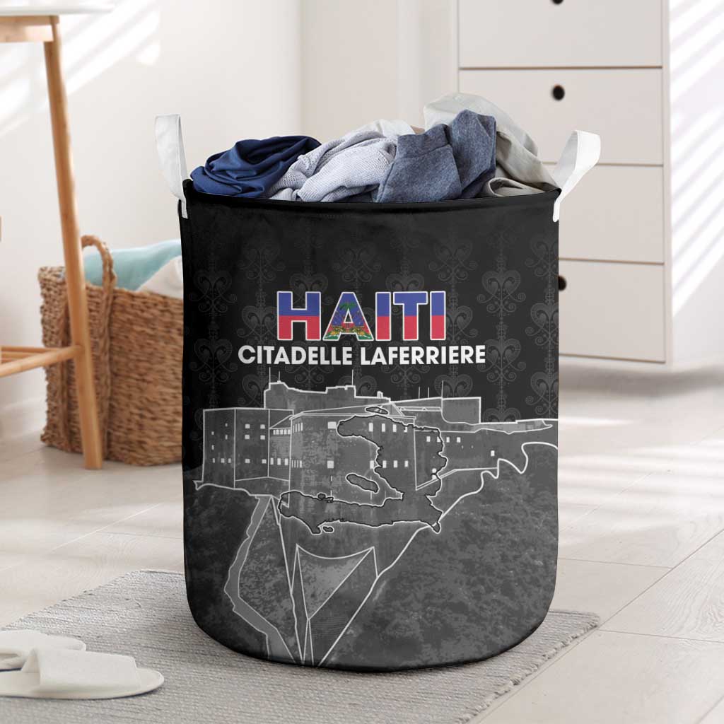Afro-Haitians Pride Laundry Basket Citadelle Laferriere Veve Vodou - African Pride