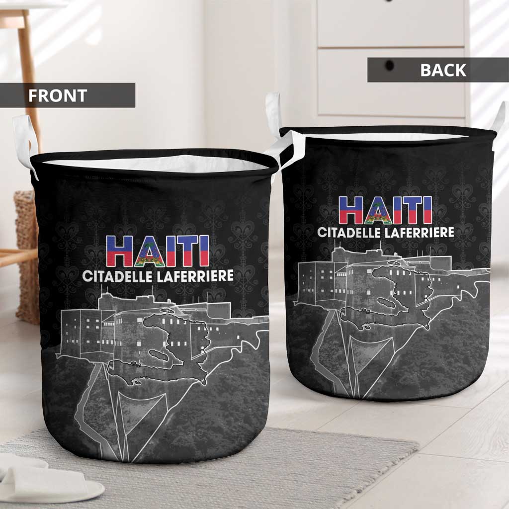 Afro-Haitians Pride Laundry Basket Citadelle Laferriere Veve Vodou - African Pride