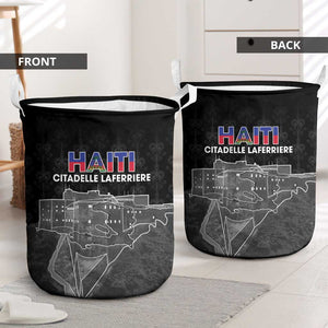 Afro-Haitians Pride Laundry Basket Citadelle Laferriere Veve Vodou - African Pride