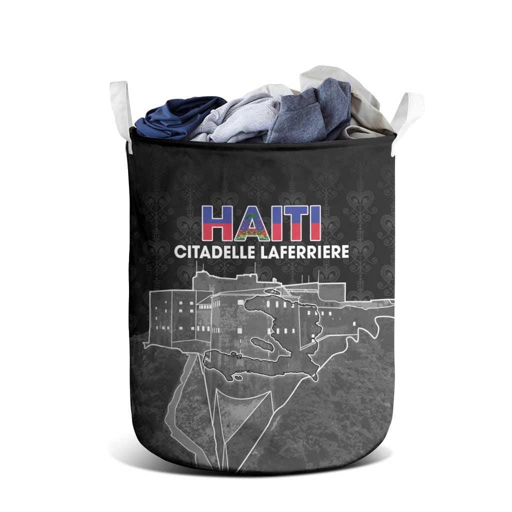Afro-Haitians Pride Laundry Basket Citadelle Laferriere Veve Vodou - African Pride