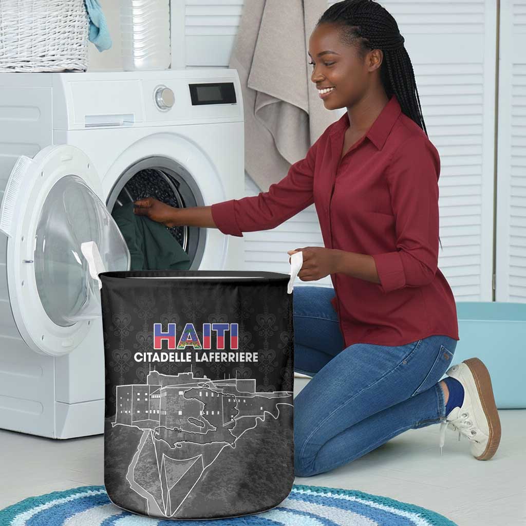 Afro-Haitians Pride Laundry Basket Citadelle Laferriere Veve Vodou - African Pride