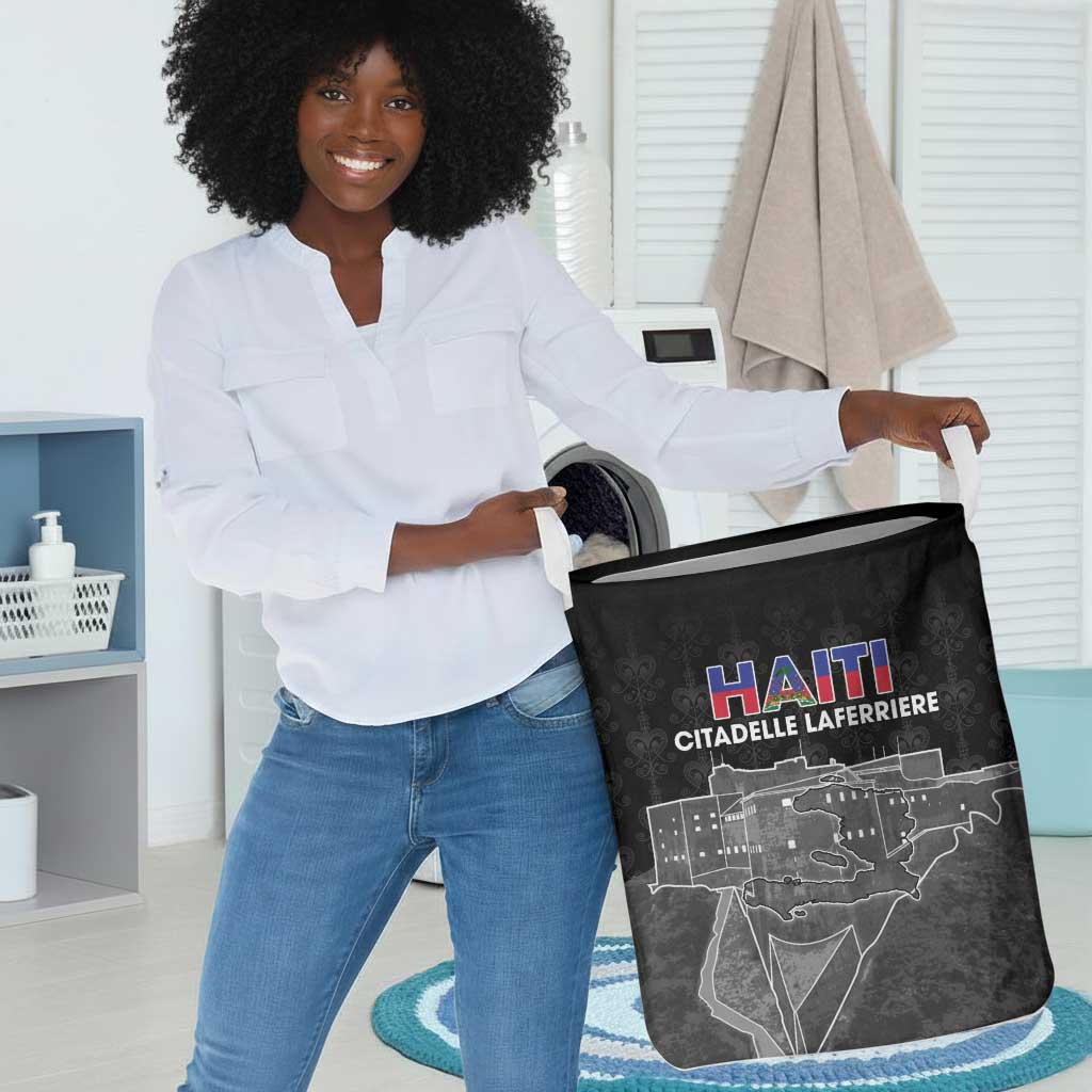 Afro-Haitians Pride Laundry Basket Citadelle Laferriere Veve Vodou - African Pride