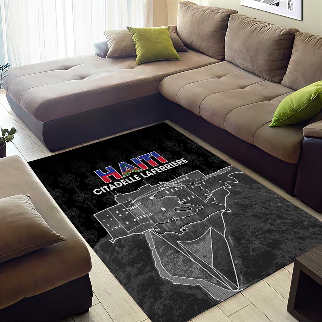 Afro-Haitians Pride Area Rug Citadelle Laferriere Veve Vodou - African Pride