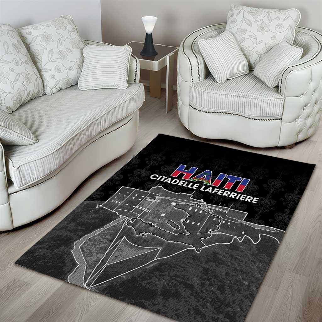Afro-Haitians Pride Area Rug Citadelle Laferriere Veve Vodou - African Pride