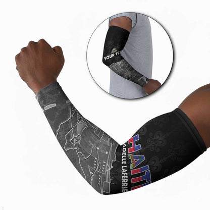 Afro-Haitians Pride Personalized Arm Sleeves Citadelle Laferriere Veve Vodou