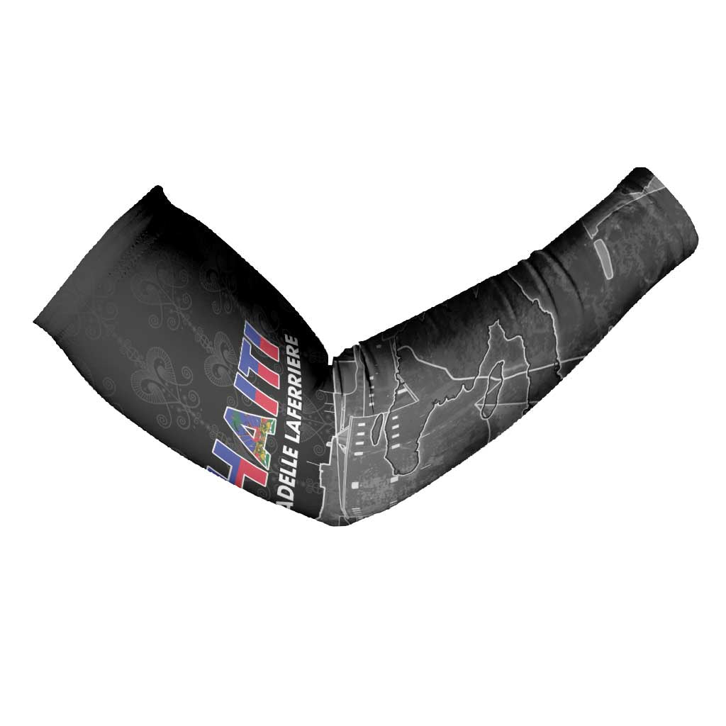 Afro-Haitians Pride Personalized Arm Sleeves Citadelle Laferriere Veve Vodou