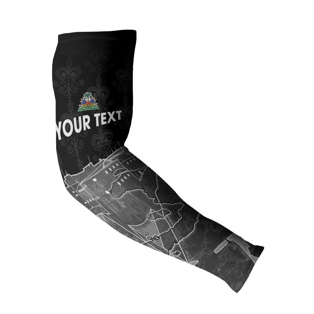 Afro-Haitians Pride Personalized Arm Sleeves Citadelle Laferriere Veve Vodou
