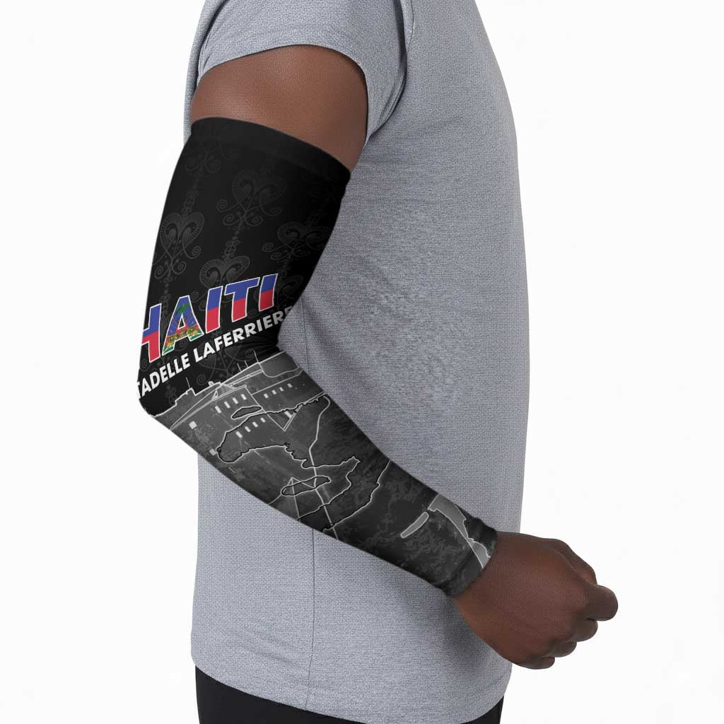 Afro-Haitians Pride Personalized Arm Sleeves Citadelle Laferriere Veve Vodou