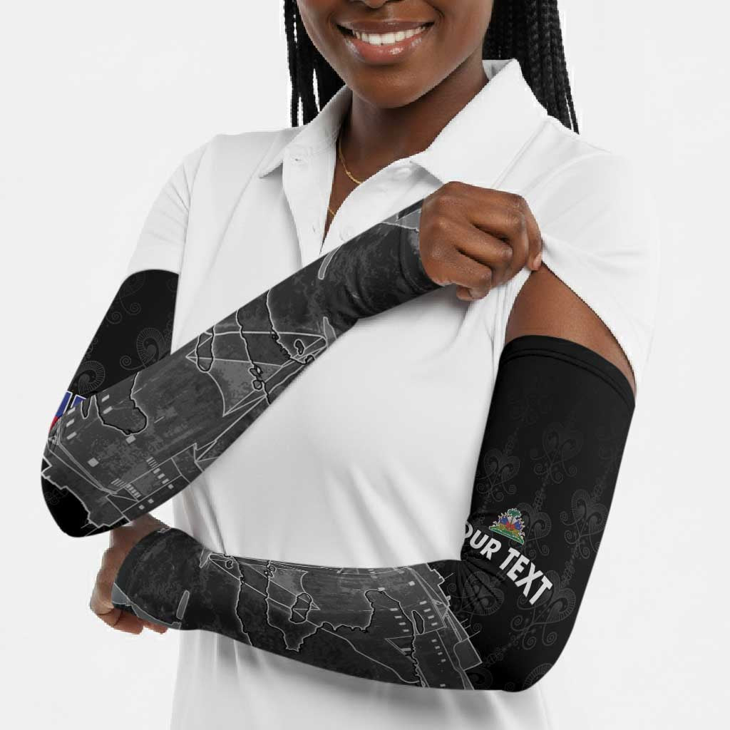 Afro-Haitians Pride Personalized Arm Sleeves Citadelle Laferriere Veve Vodou