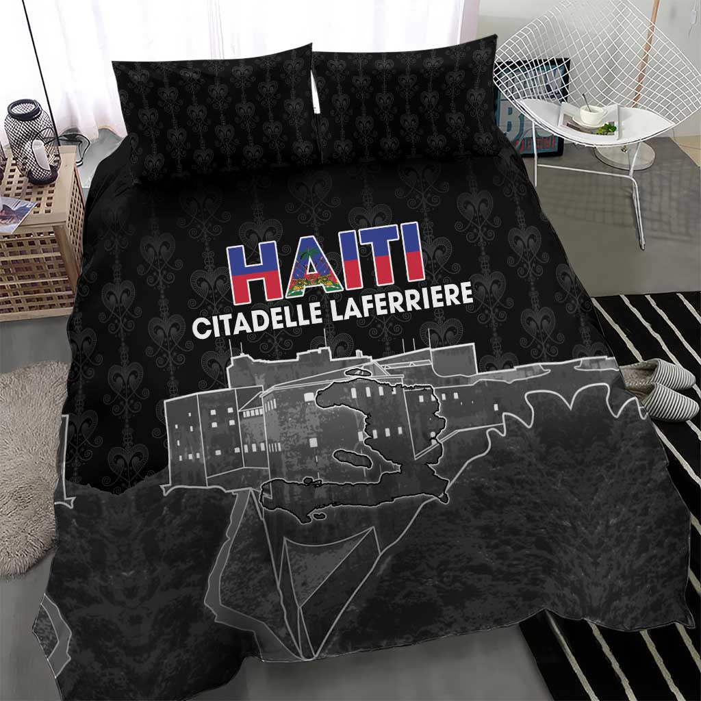 Afro-Haitians Pride Bedding Set Citadelle Laferriere Veve Vodou - African Pride