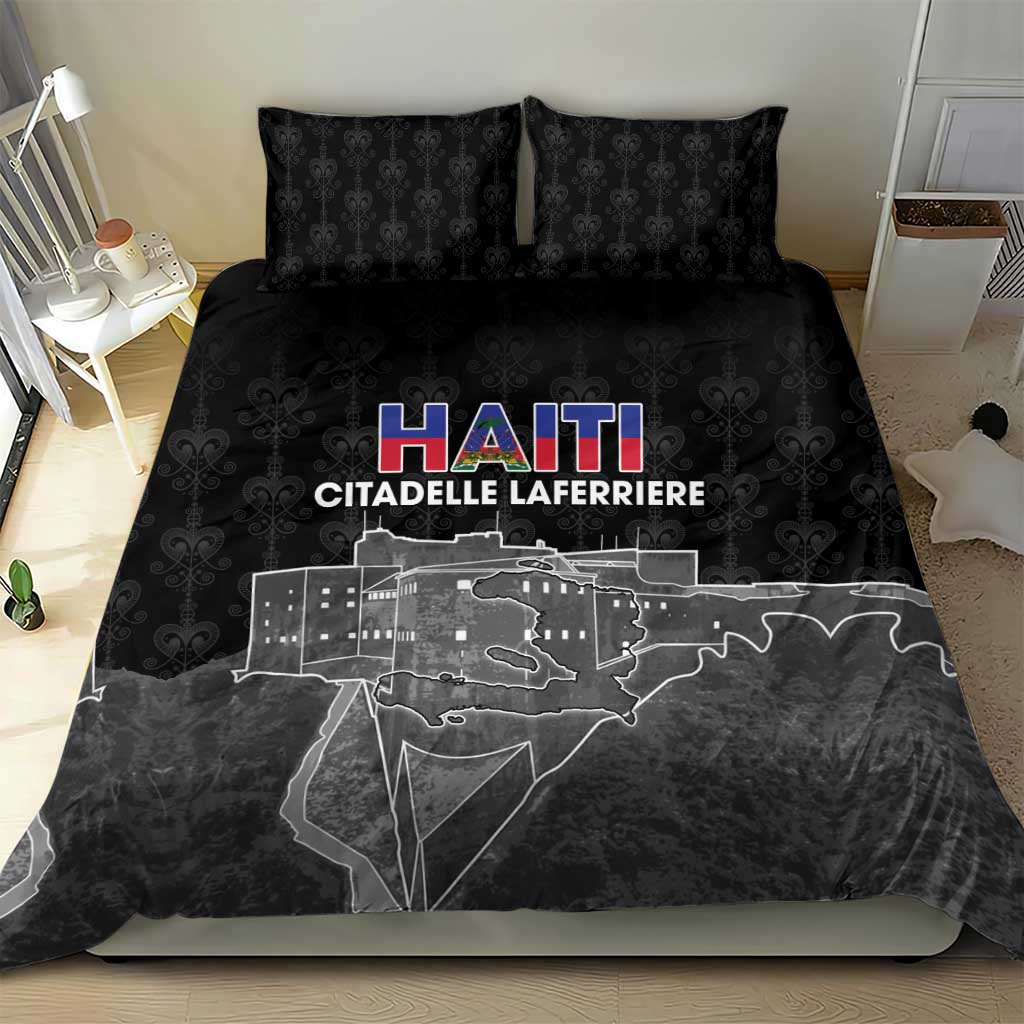 Afro-Haitians Pride Bedding Set Citadelle Laferriere Veve Vodou - African Pride
