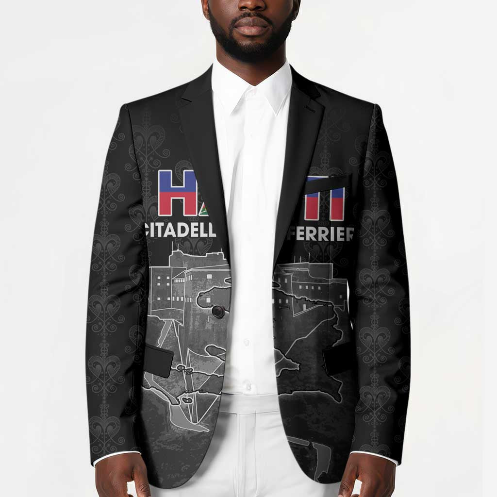 Afro-Haitians Pride Personalized Blazer Citadelle Laferriere Veve Vodou