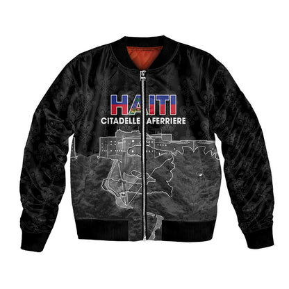Afro-Haitians Pride Personalized Bomber Jacket Citadelle Laferriere Veve Vodou - African Pride
