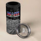 Afro-Haitians Pride Personalized 4 in 1 Can Cooler Tumbler Citadelle Laferriere Veve Vodou - African Pride