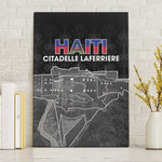 Afro-Haitians Pride Canvas Wall Art Citadelle Laferriere Veve Vodou - African Pride