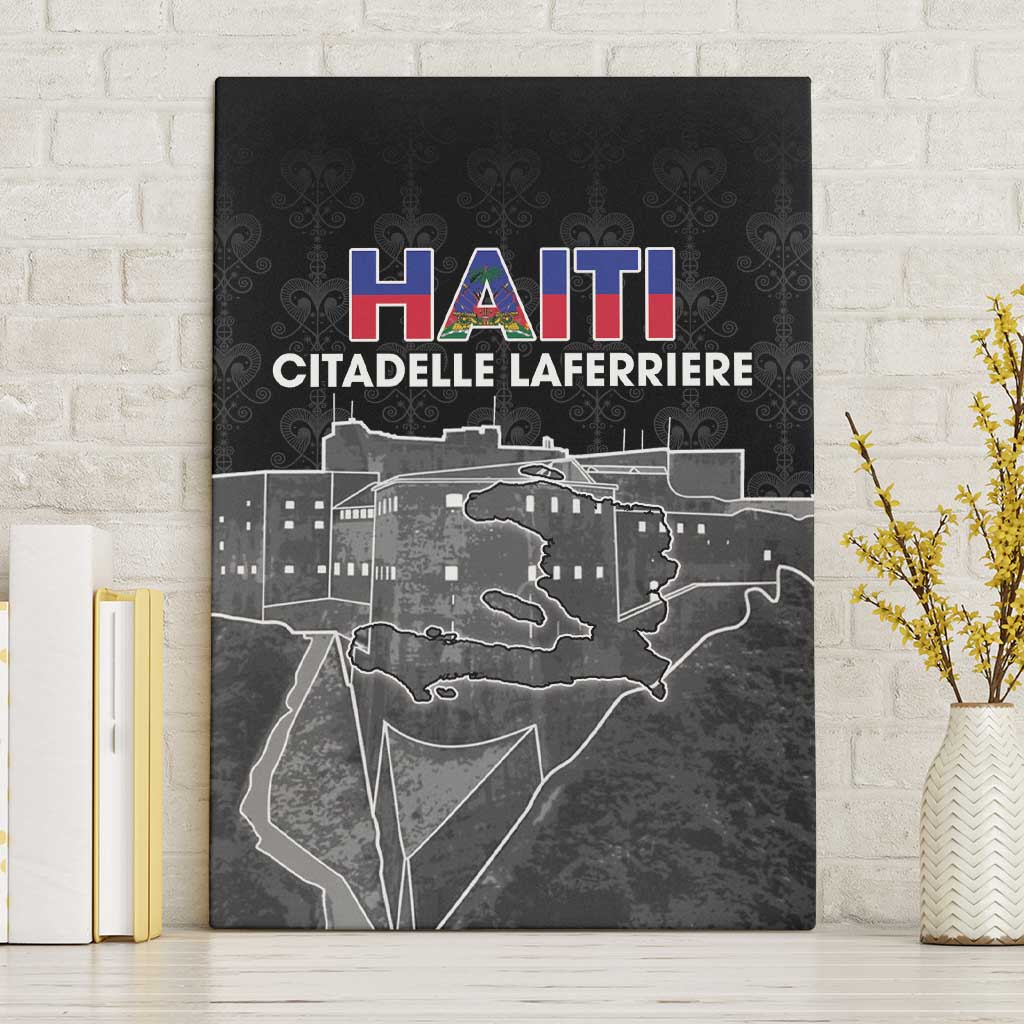 Afro-Haitians Pride Canvas Wall Art Citadelle Laferriere Veve Vodou - African Pride