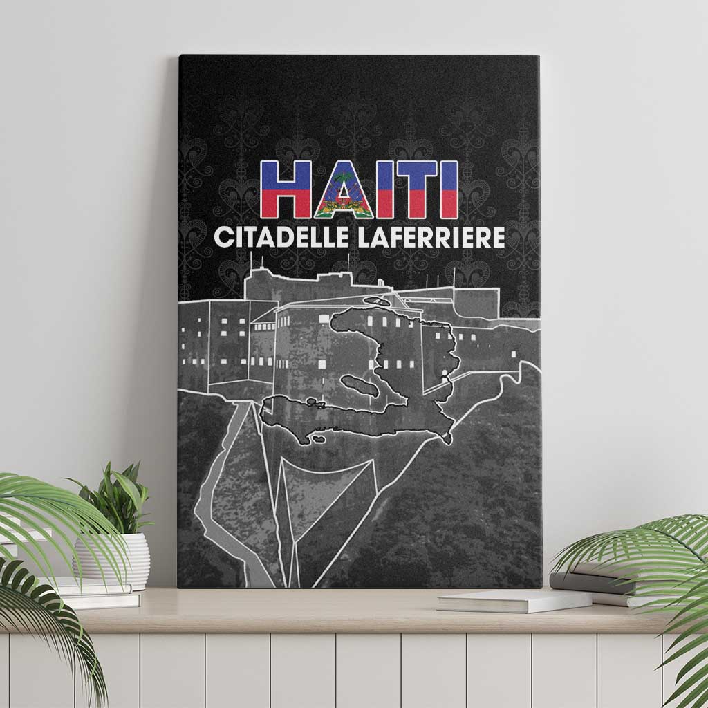 Afro-Haitians Pride Canvas Wall Art Citadelle Laferriere Veve Vodou - African Pride
