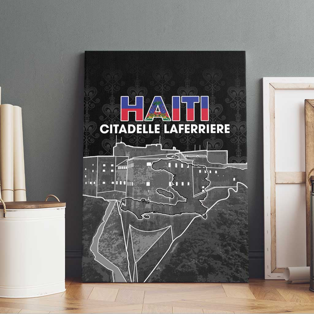 Afro-Haitians Pride Canvas Wall Art Citadelle Laferriere Veve Vodou - African Pride