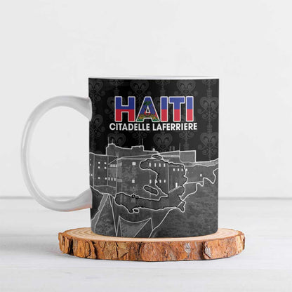 Afro-Haitians Pride Personalized Ceramic Mug Citadelle Laferriere Veve Vodou