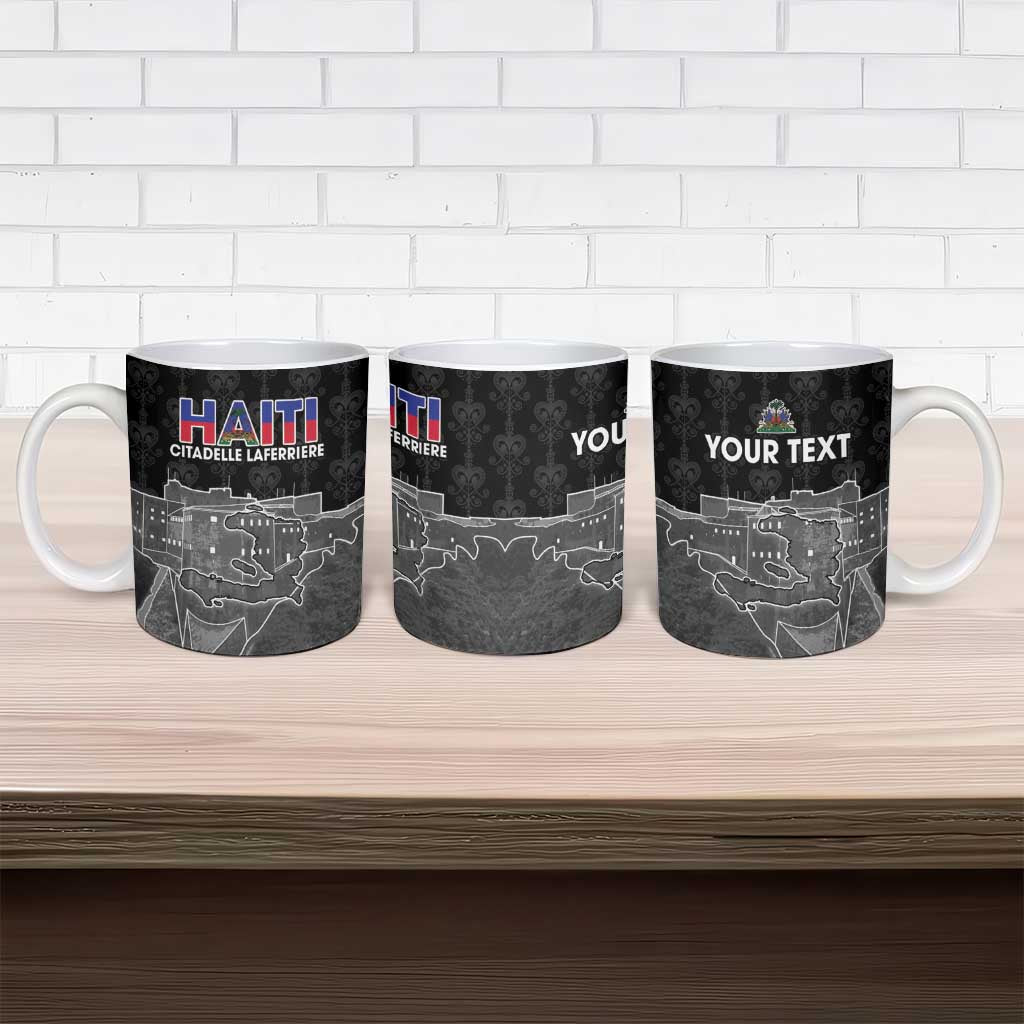 Afro-Haitians Pride Personalized Ceramic Mug Citadelle Laferriere Veve Vodou