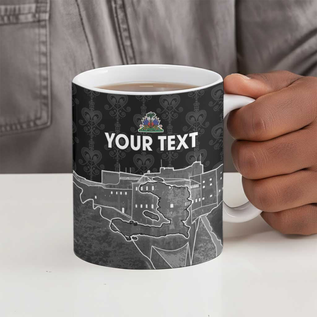 Afro-Haitians Pride Personalized Ceramic Mug Citadelle Laferriere Veve Vodou