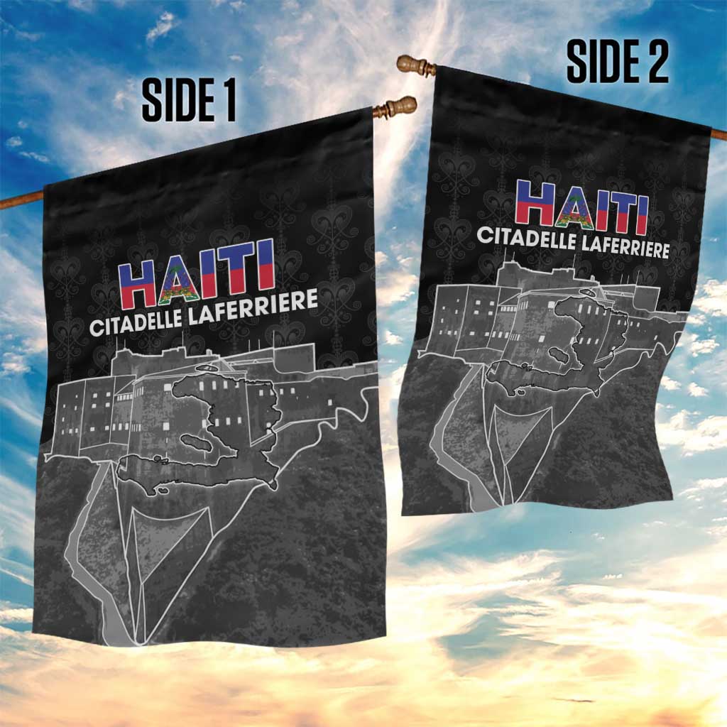 Afro-Haitians Pride Garden Flag Citadelle Laferriere Veve Vodou - African Pride