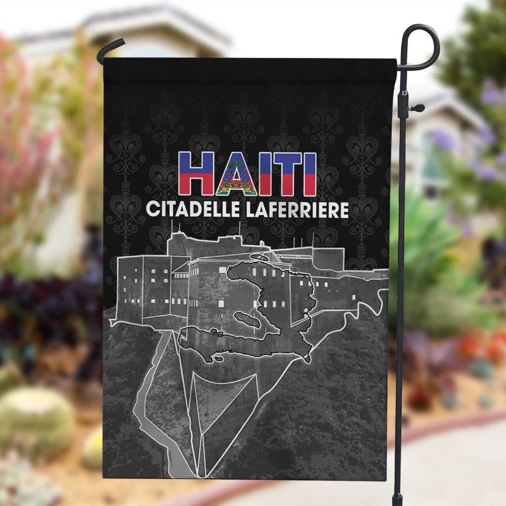 Afro-Haitians Pride Garden Flag Citadelle Laferriere Veve Vodou - African Pride