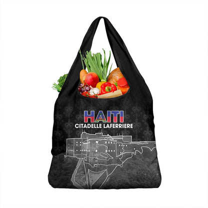 Afro-Haitians Pride Grocery Bag Citadelle Laferriere Veve Vodou - African Pride