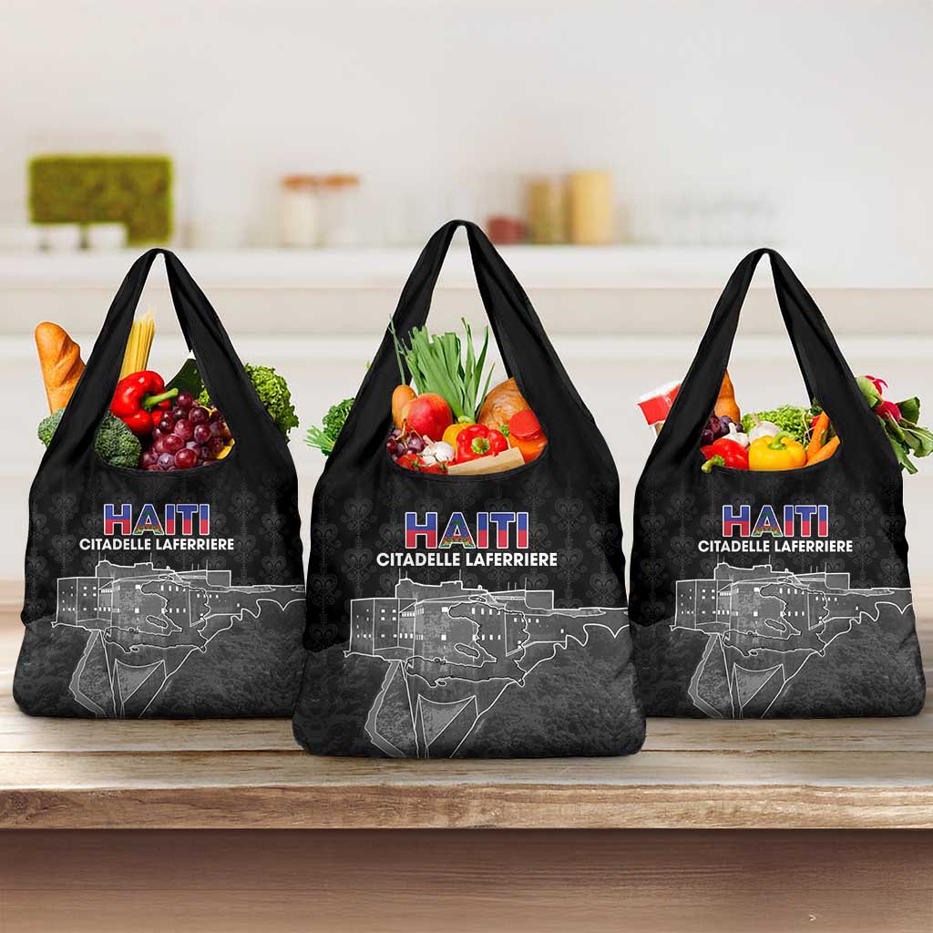 Afro-Haitians Pride Grocery Bag Citadelle Laferriere Veve Vodou - African Pride