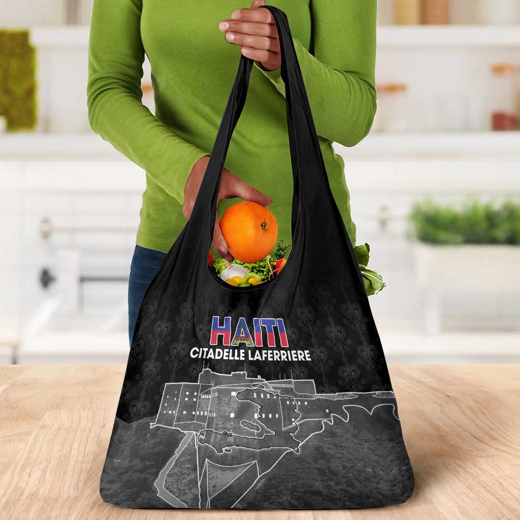 Afro-Haitians Pride Grocery Bag Citadelle Laferriere Veve Vodou - African Pride