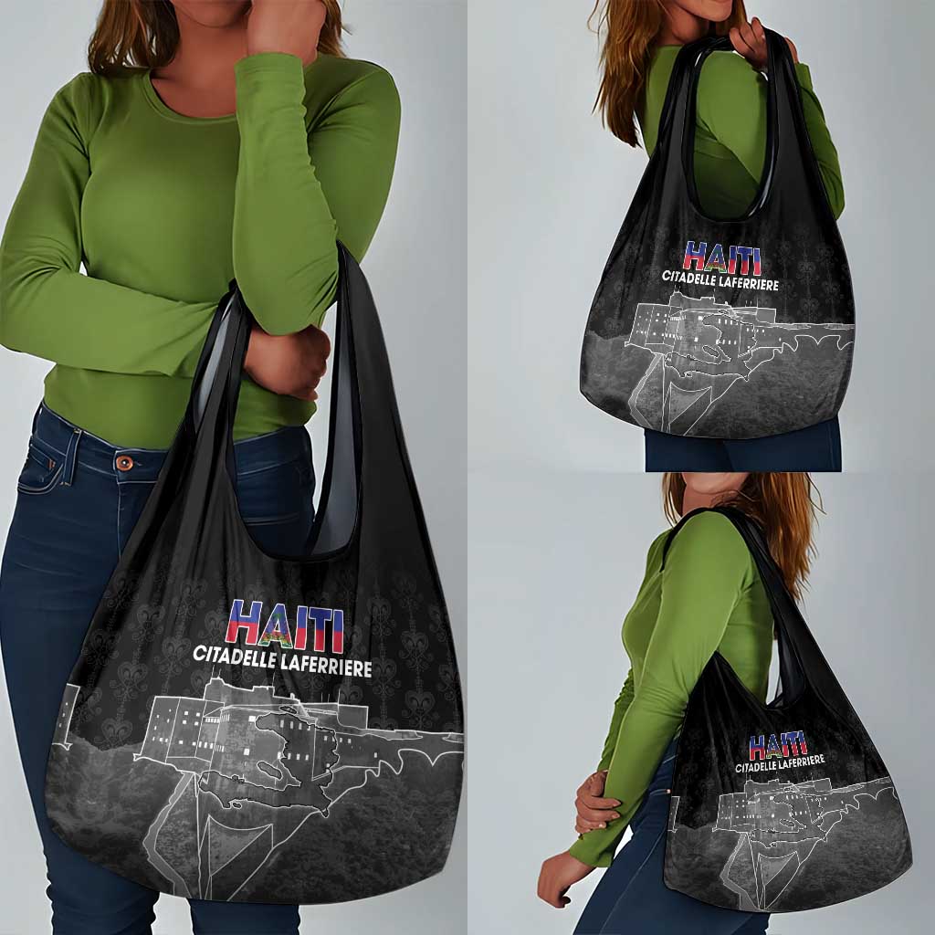 Afro-Haitians Pride Grocery Bag Citadelle Laferriere Veve Vodou - African Pride
