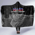 Afro-Haitians Pride Hooded Blanket Citadelle Laferriere Veve Vodou - African Pride
