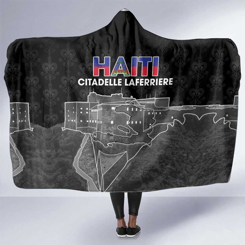 Afro-Haitians Pride Hooded Blanket Citadelle Laferriere Veve Vodou - African Pride