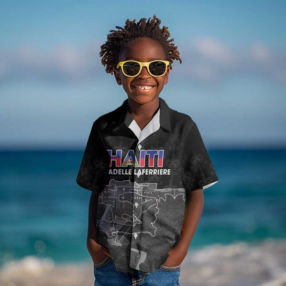 Afro-Haitians Pride Personalized Kid Hawaiian Shirt Citadelle Laferriere Veve Vodou LT18