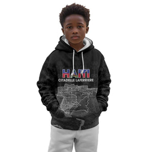 Afro-Haitians Pride Personalized Kid Hoodie Citadelle Laferriere Veve Vodou - African Pride
