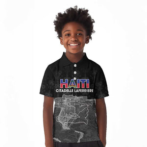 Afro-Haitians Pride Personalized Kid Polo Shirt Citadelle Laferriere Veve Vodou LT18