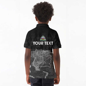 Afro-Haitians Pride Personalized Kid Polo Shirt Citadelle Laferriere Veve Vodou LT18
