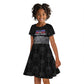 Afro-Haitians Pride Personalized Kid Short Sleeve Dress Citadelle Laferriere Veve Vodou LT18