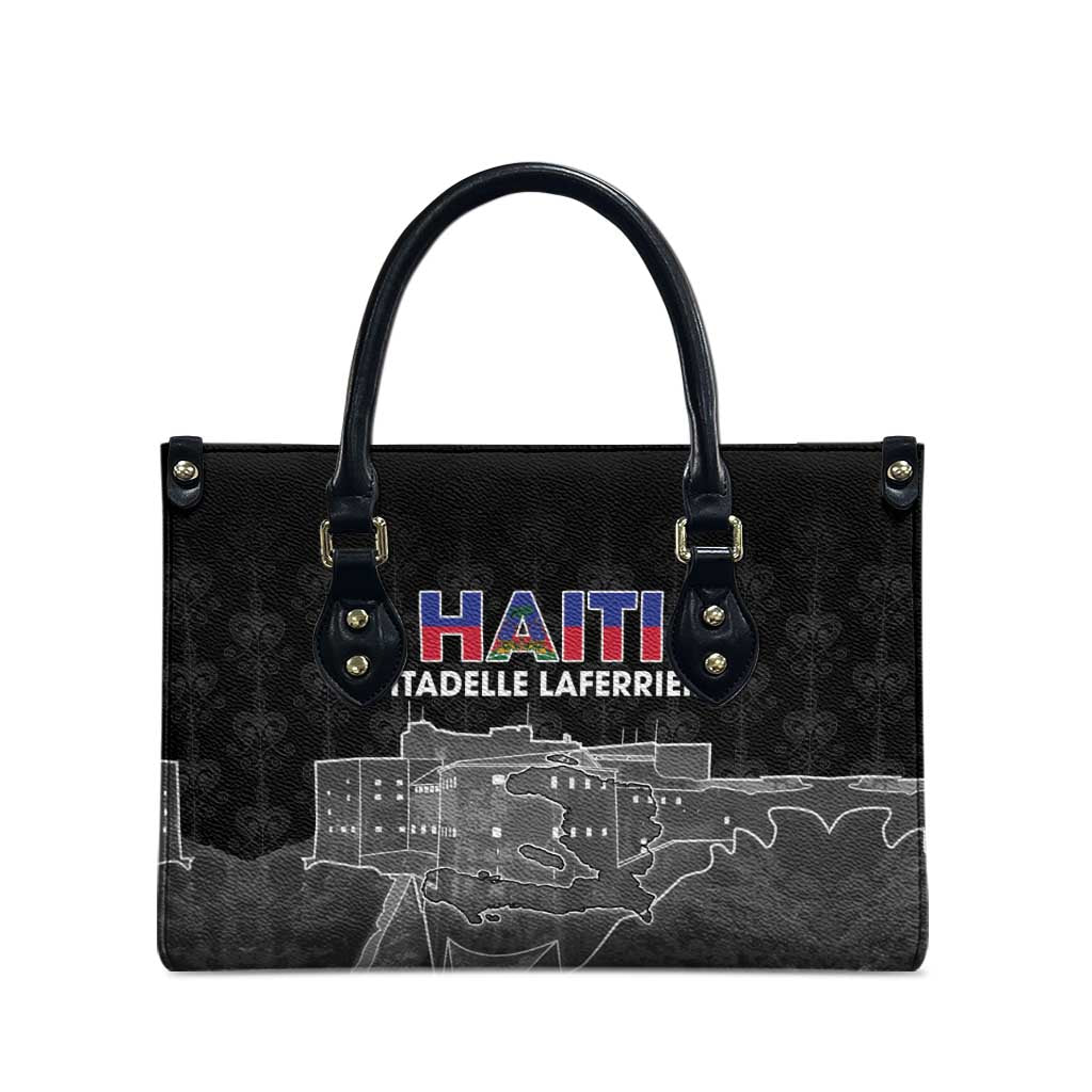 Afro-Haitians Pride Leather Bag Citadelle Laferriere Veve Vodou