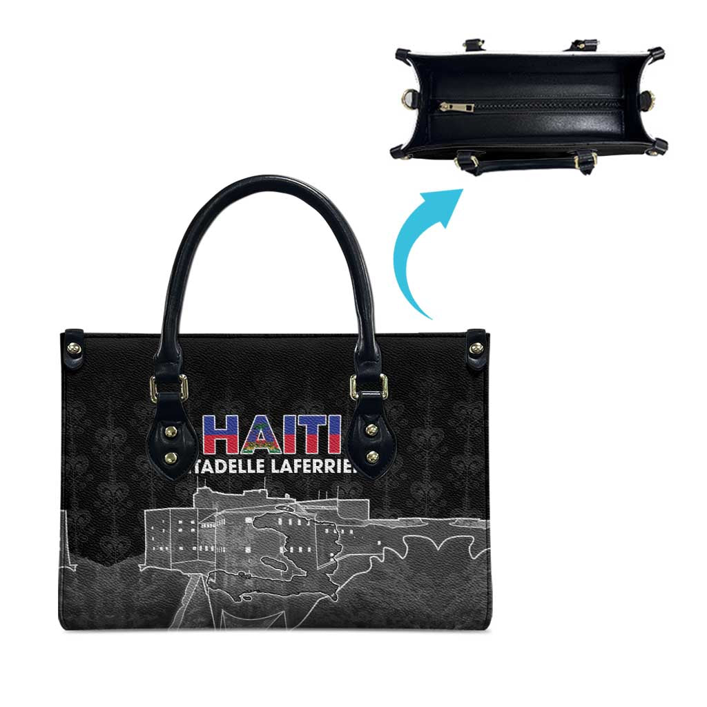 Afro-Haitians Pride Leather Bag Citadelle Laferriere Veve Vodou