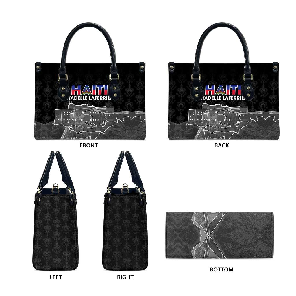 Afro-Haitians Pride Leather Bag Citadelle Laferriere Veve Vodou