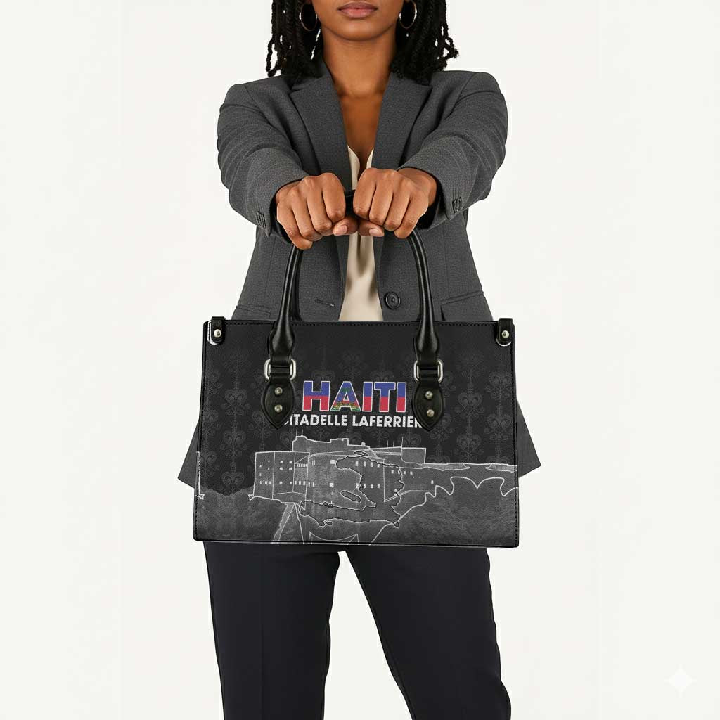 Afro-Haitians Pride Leather Bag Citadelle Laferriere Veve Vodou