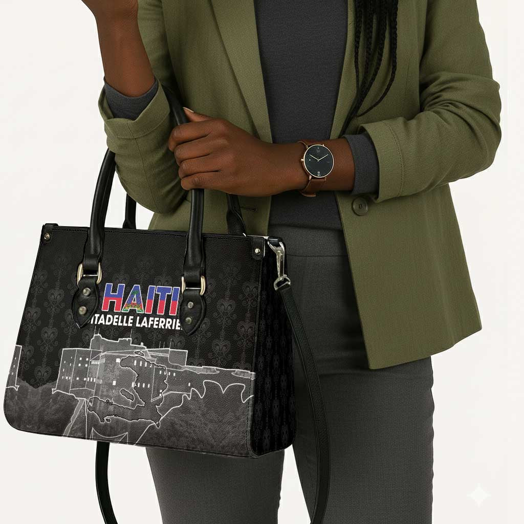Afro-Haitians Pride Leather Bag Citadelle Laferriere Veve Vodou
