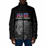 Afro-Haitians Pride Personalized Padded Jacket Citadelle Laferriere Veve Vodou