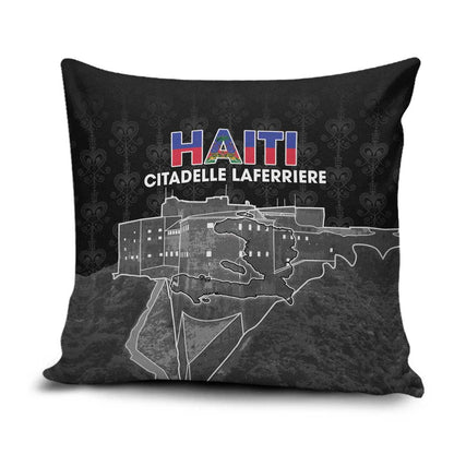 Afro-Haitians Pride Pillow Cover Citadelle Laferriere Veve Vodou