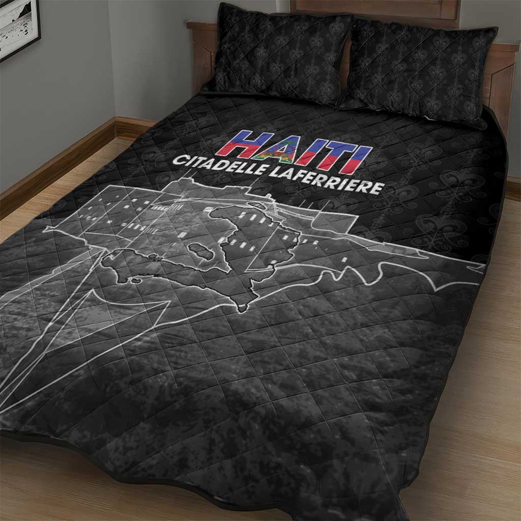 Afro-Haitians Pride Quilt Bed Set Citadelle Laferriere Veve Vodou - African Pride