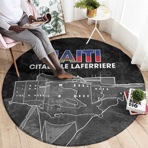 Afro-Haitians Pride Round Carpet Citadelle Laferriere Veve Vodou - African Pride