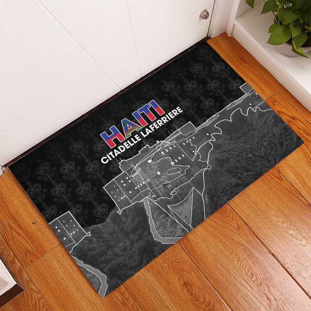 Afro-Haitians Pride Rubber Doormat Citadelle Laferriere Veve Vodou - African Pride