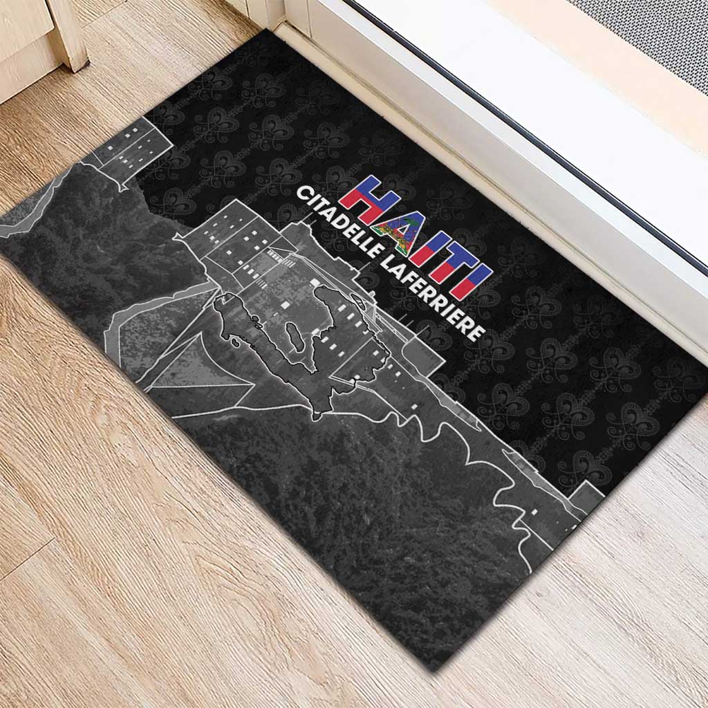 Afro-Haitians Pride Rubber Doormat Citadelle Laferriere Veve Vodou - African Pride