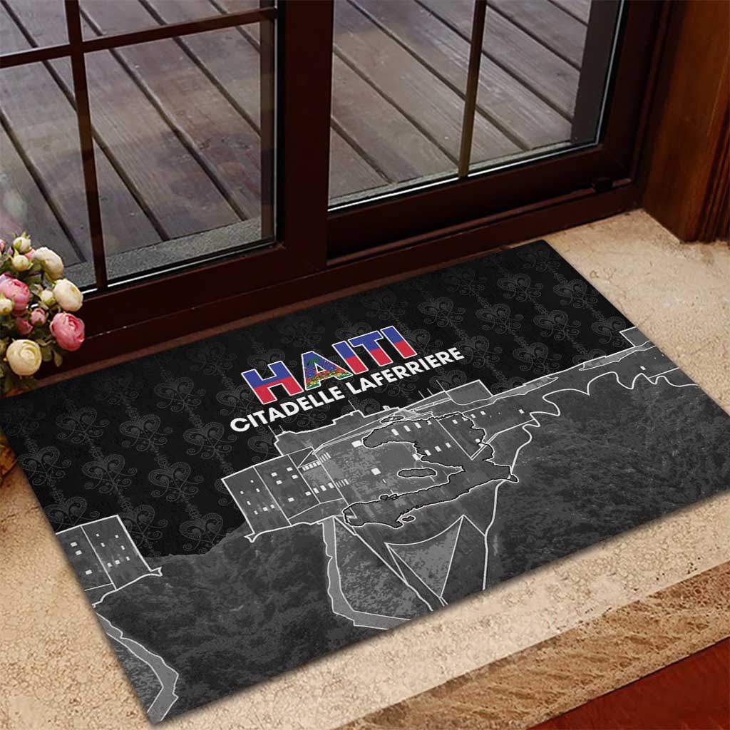 Afro-Haitians Pride Rubber Doormat Citadelle Laferriere Veve Vodou - African Pride